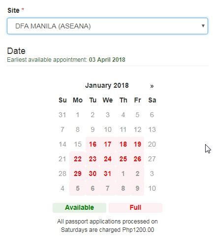 dfa baguio appointment slot available 2023